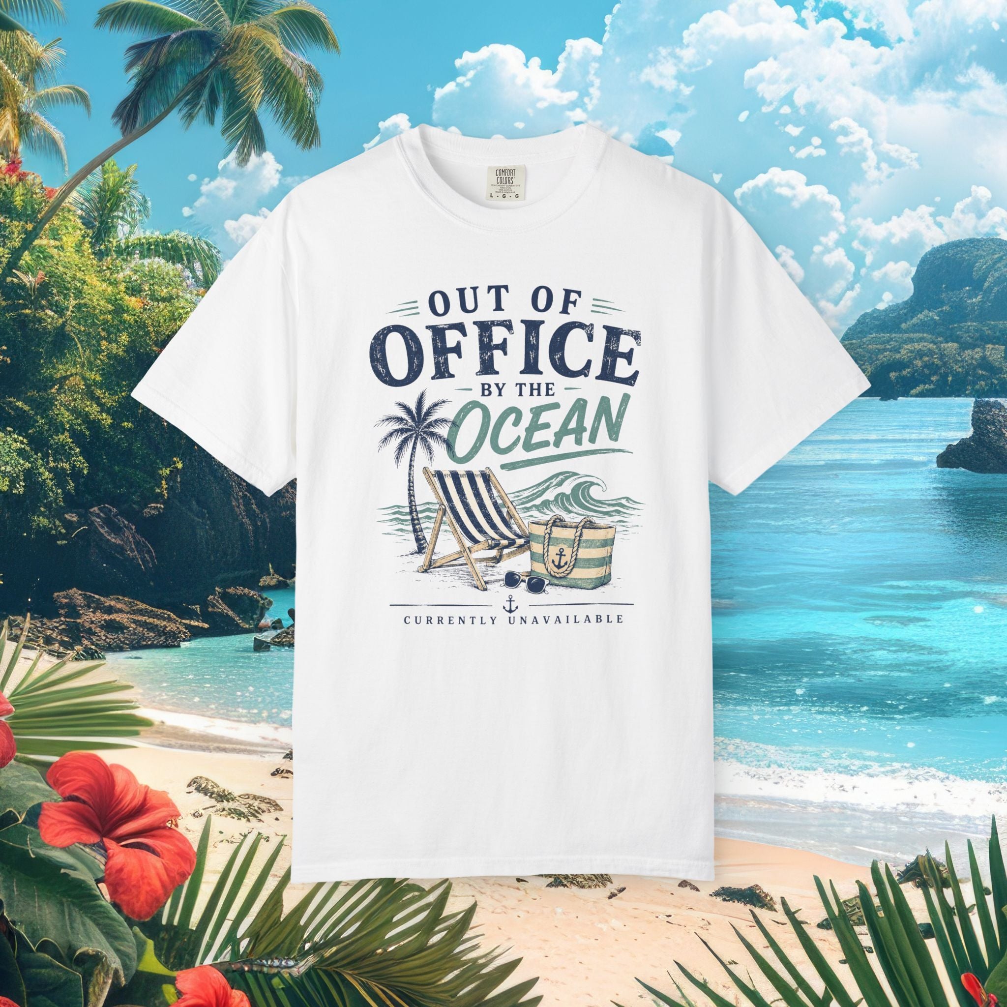 Out of Office by the Ocean Tee