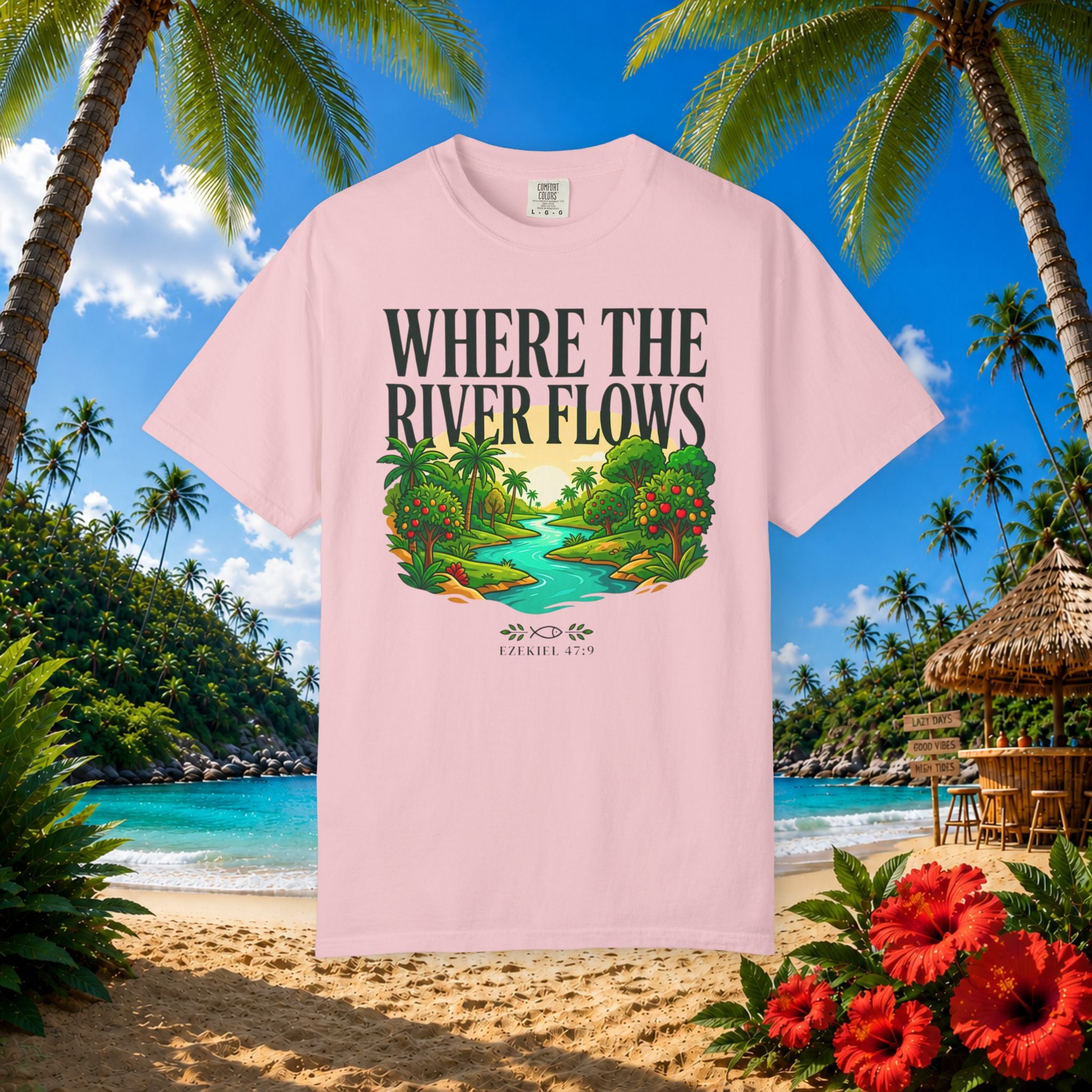 Where River Flows Faith Tee