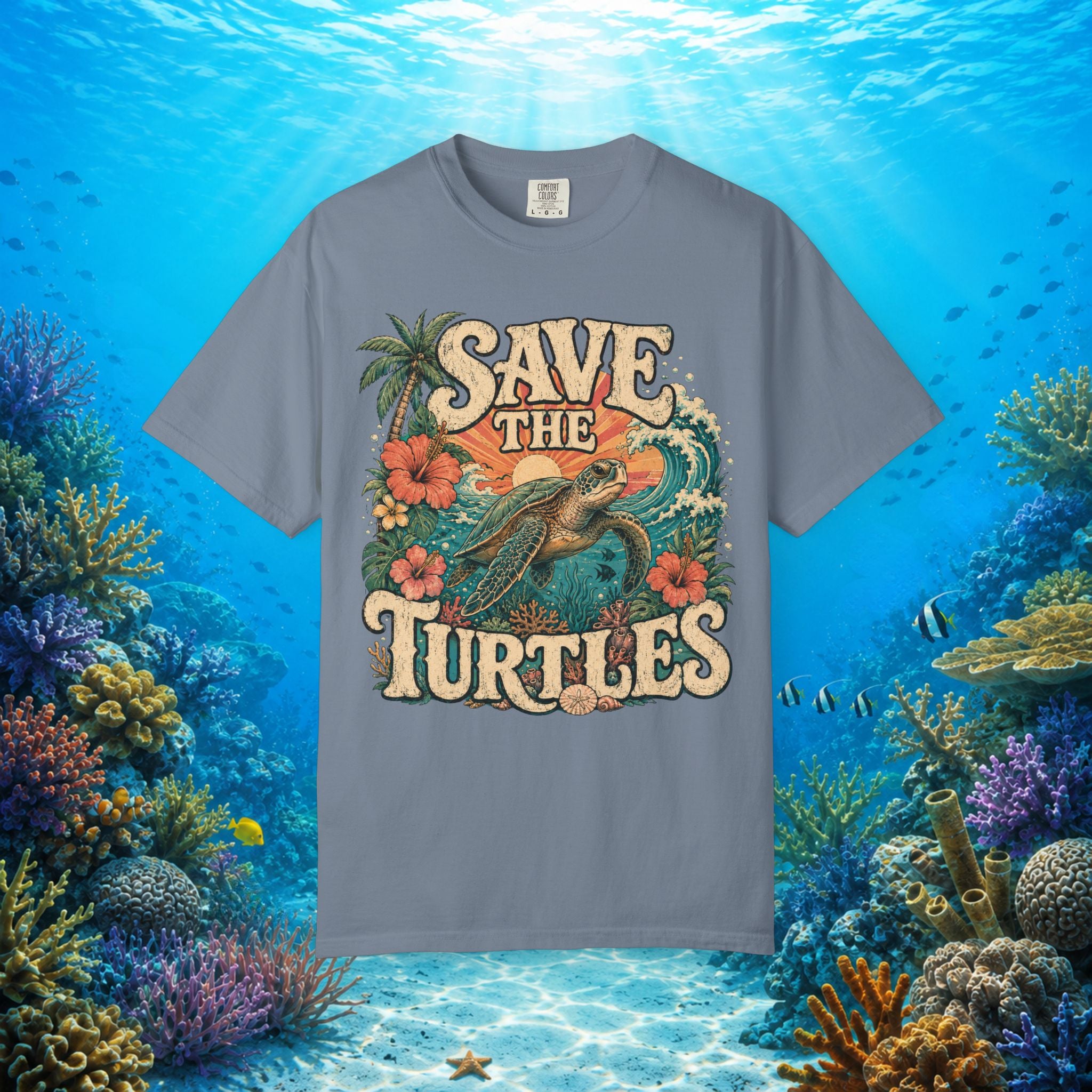 Save the Turtles Vintage Tee