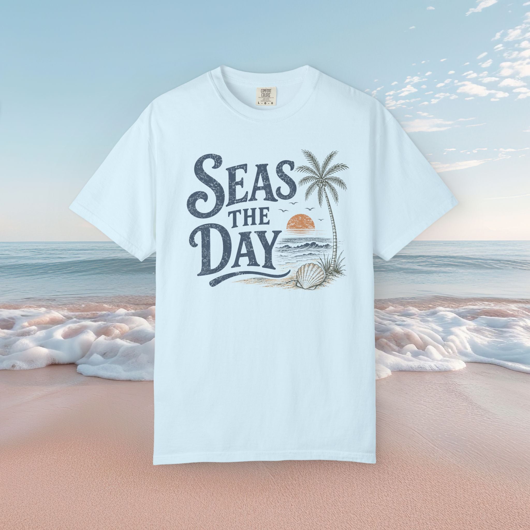 Seas The Day Beach Tee
