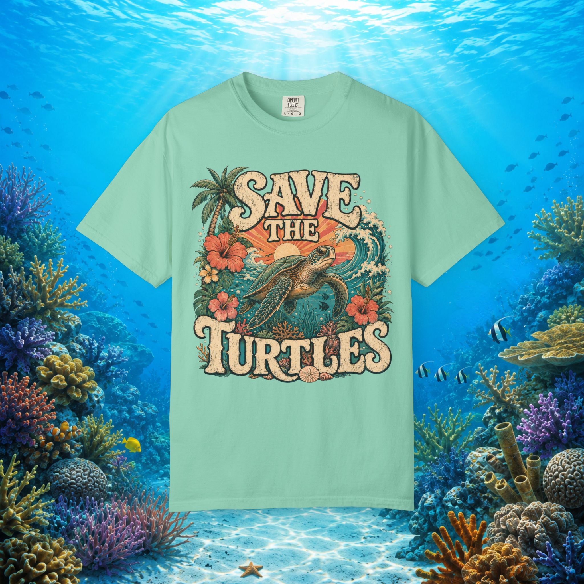 Save the Turtles Vintage Tee