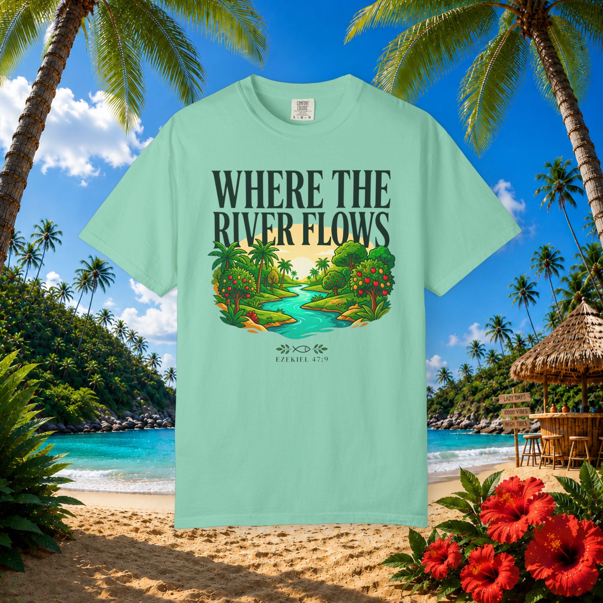 Where River Flows Faith Tee