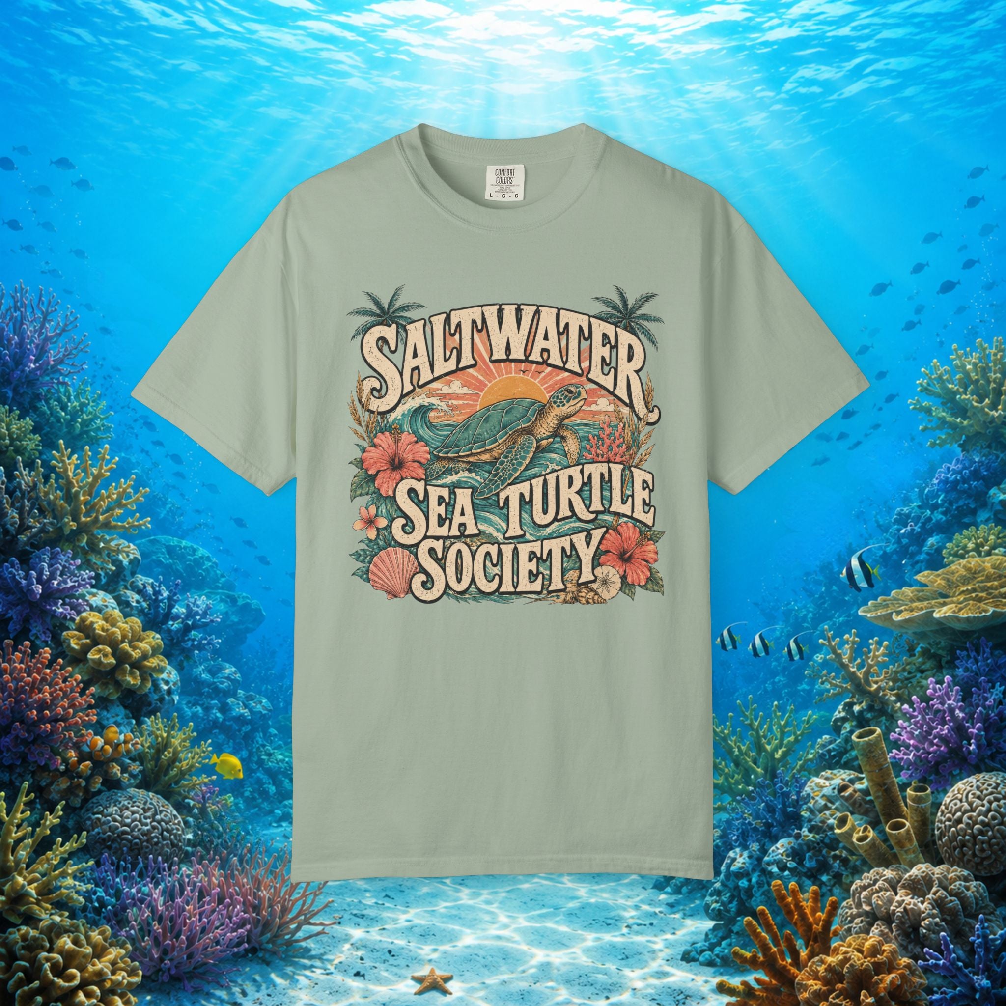 Sea Turtle Society - Comfort Colors Tee