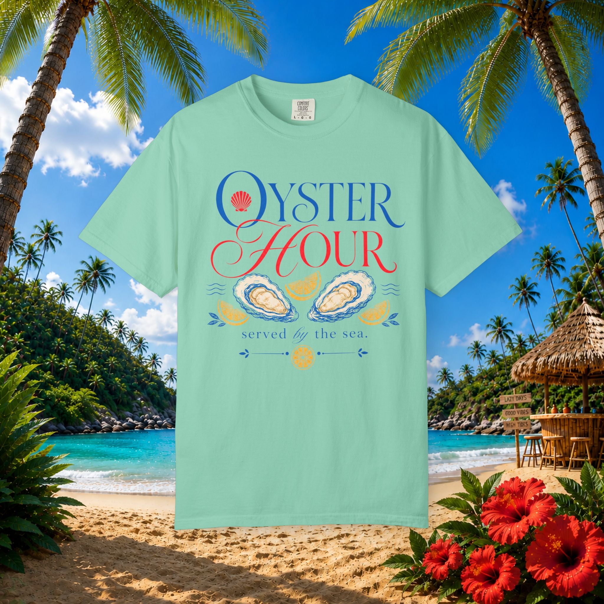 Oyster Hour Seafood Tee