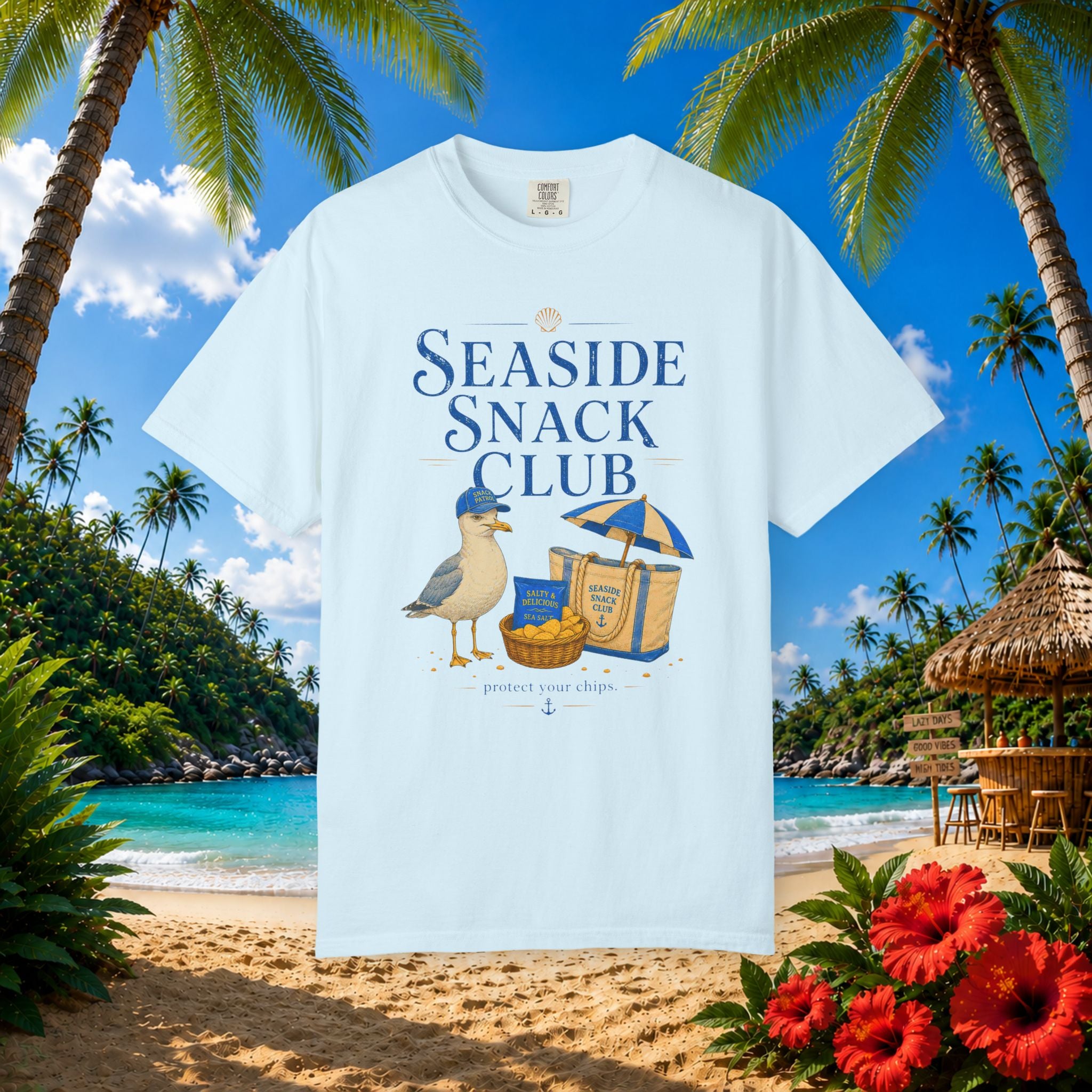 Seaside Snack Club Tee