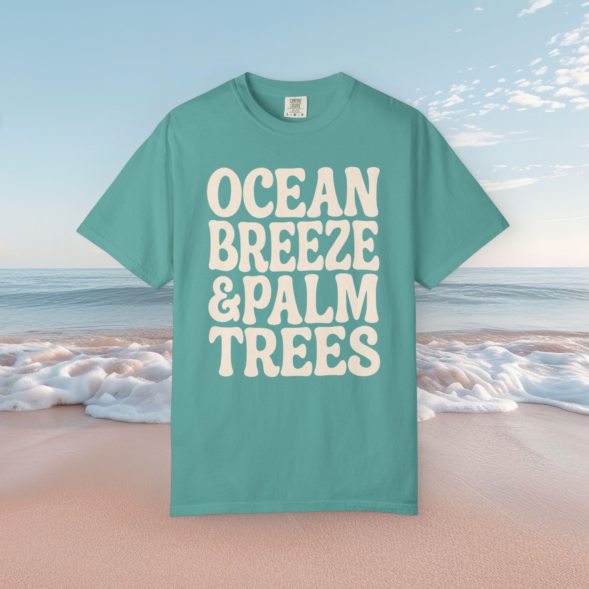 Ocean Breeze, Palm Trees Tee