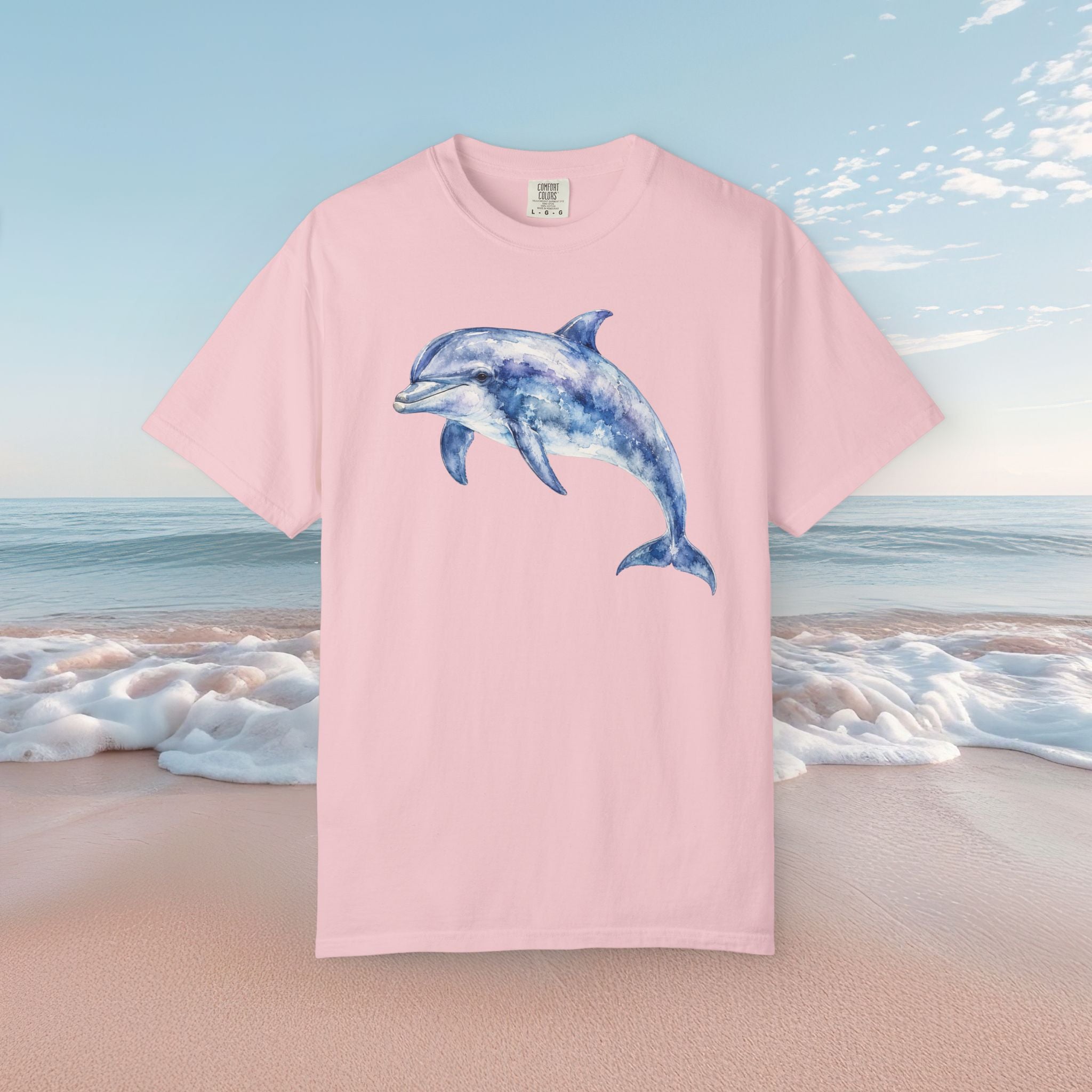 Dolphin Watercolor Tee
