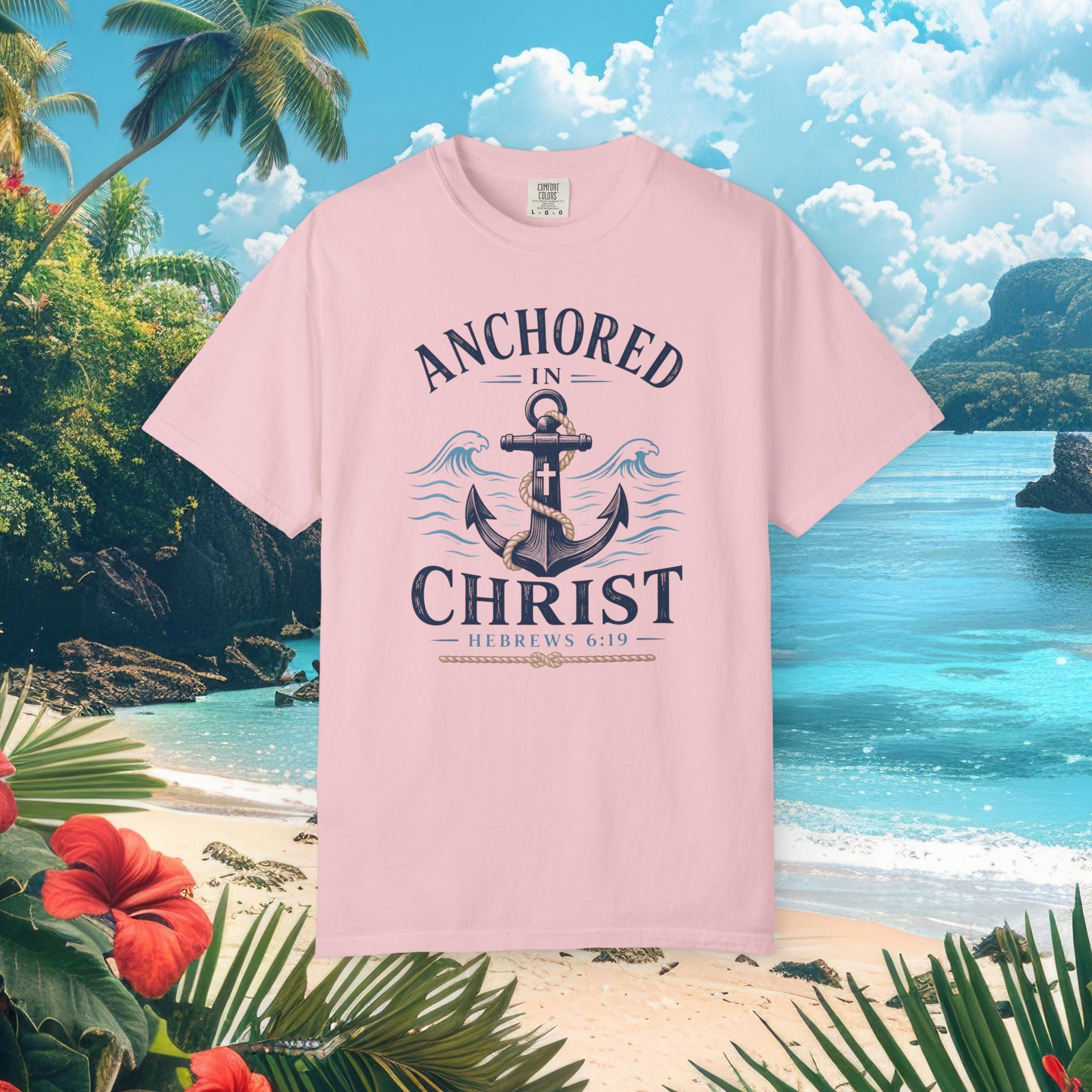 Anchored in Christ Faith Tee