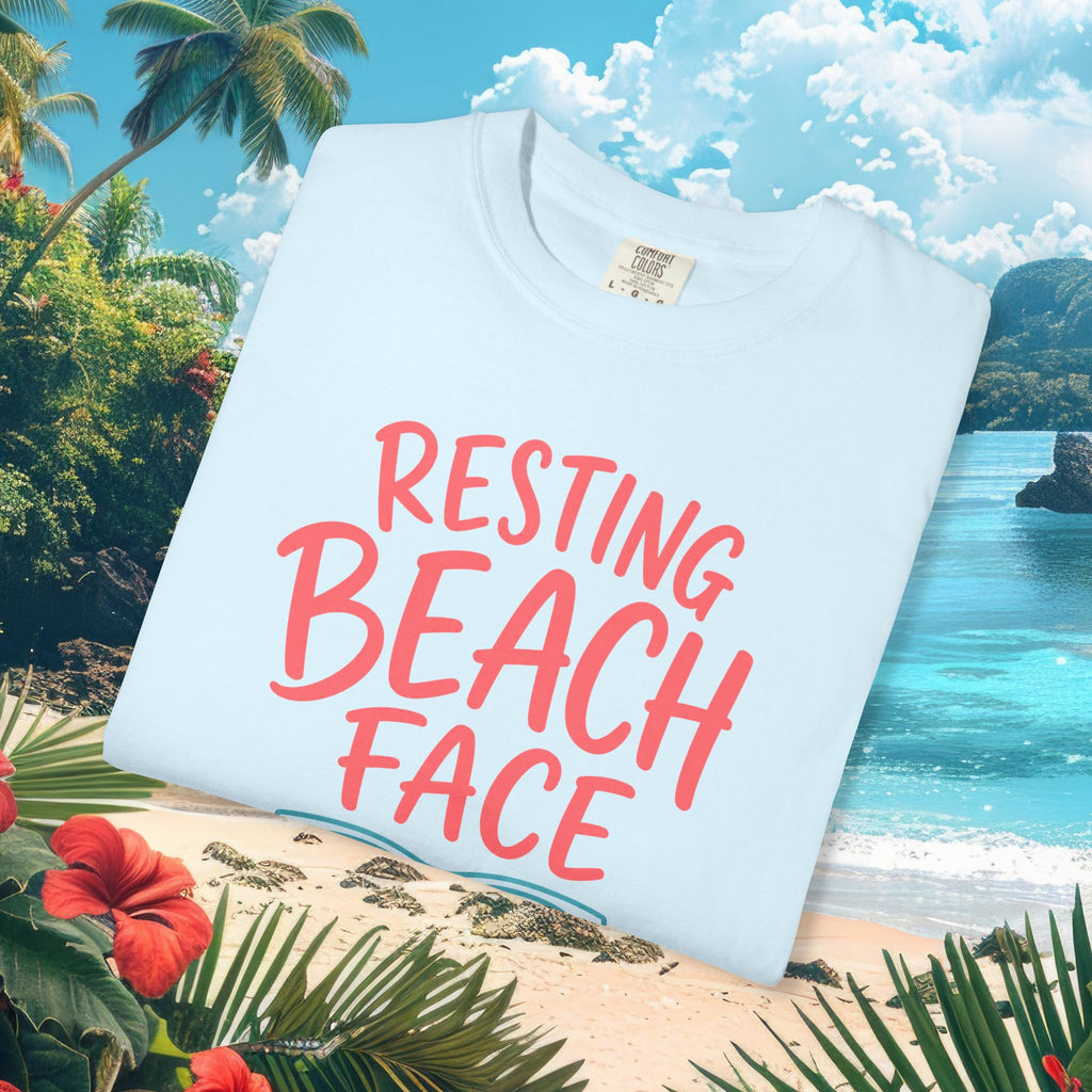 Resting Beach Face Funny Tee
