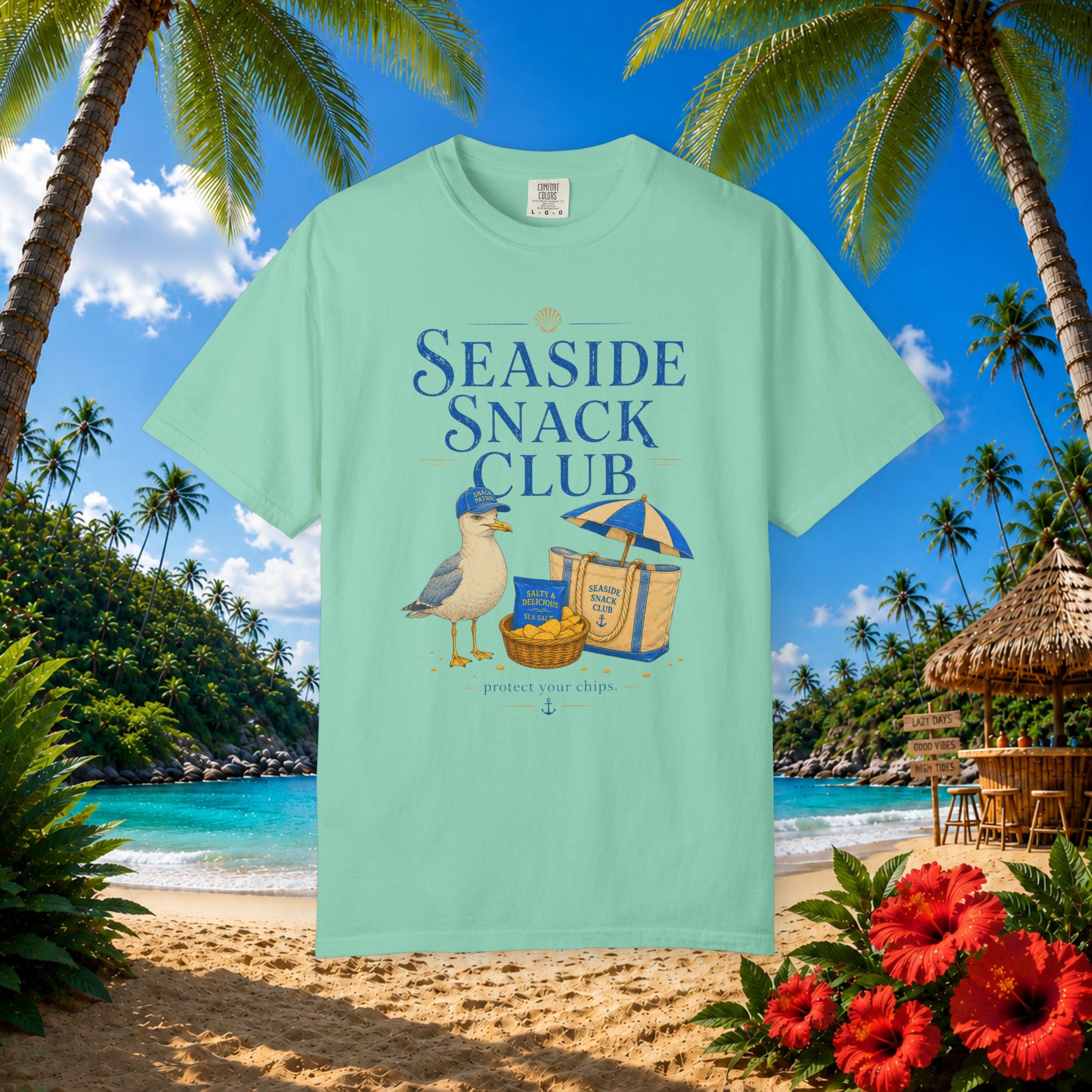 Seaside Snack Club Tee