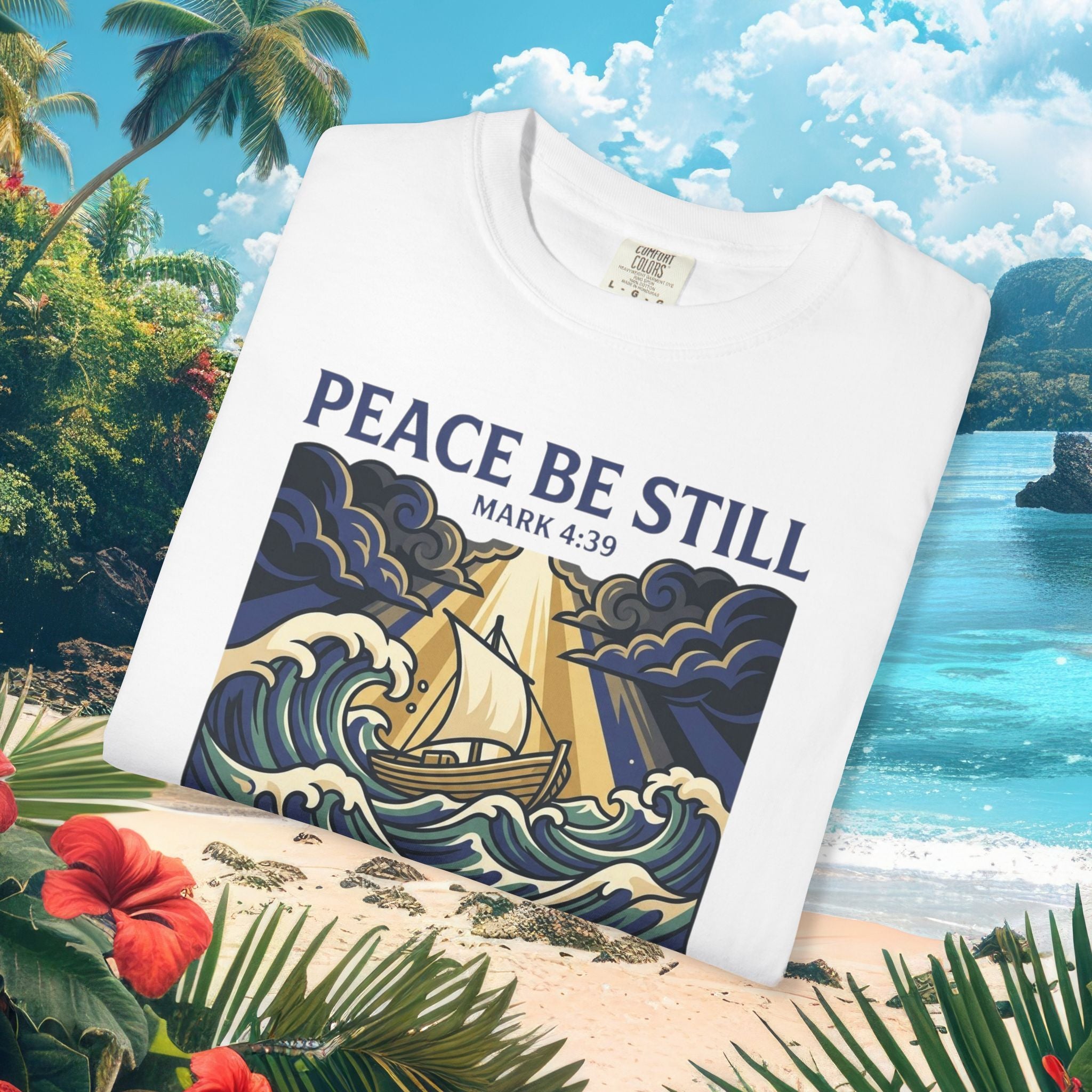Peace Be Still Faith Tee