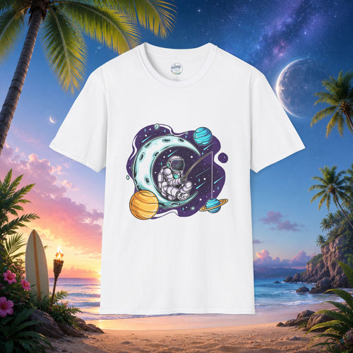 'Astronaut Fishing' Space Tee