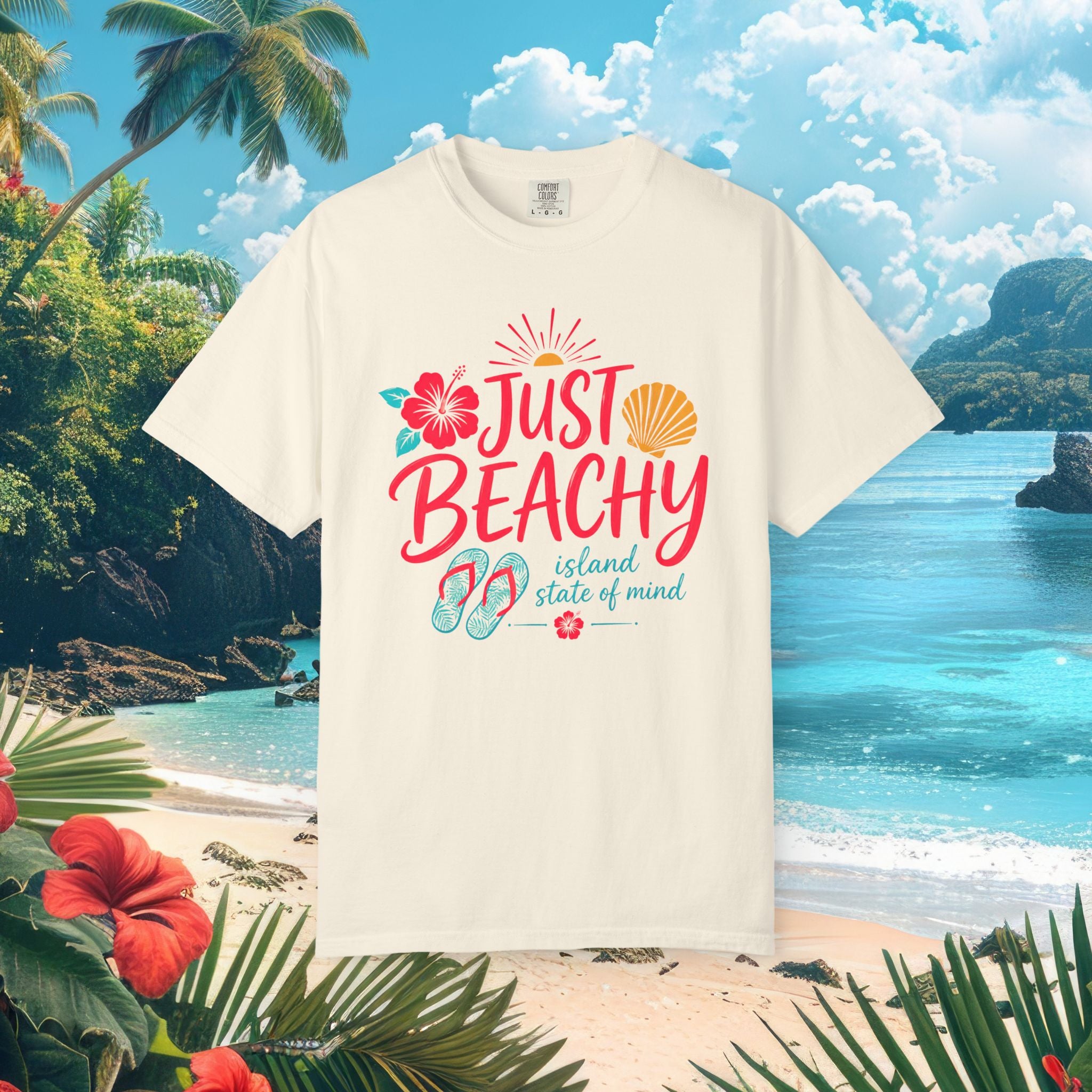Just Beachy Island  Tee