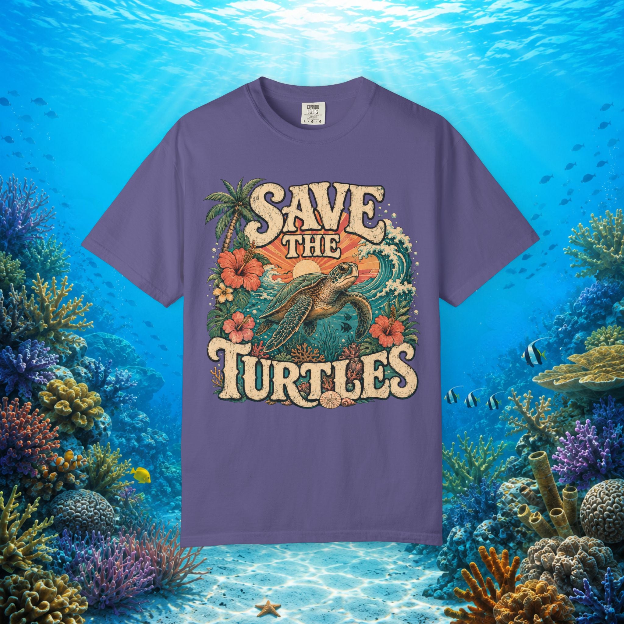 Save the Turtles Vintage Tee