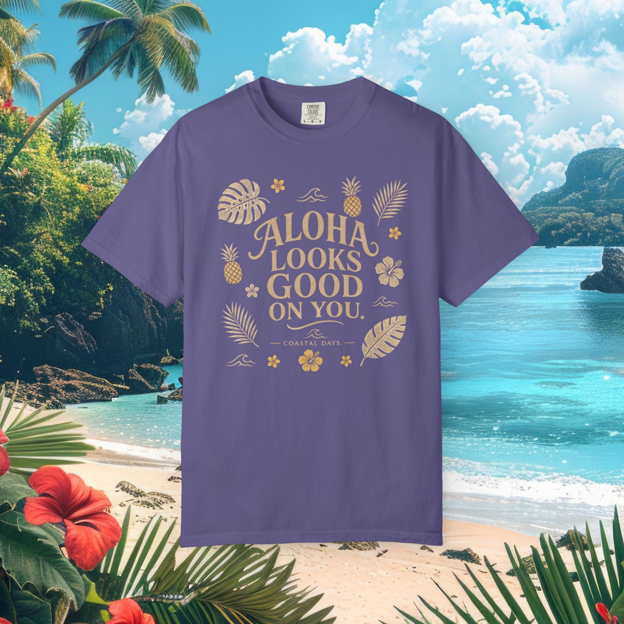 Aloha Looks Good on You Tee