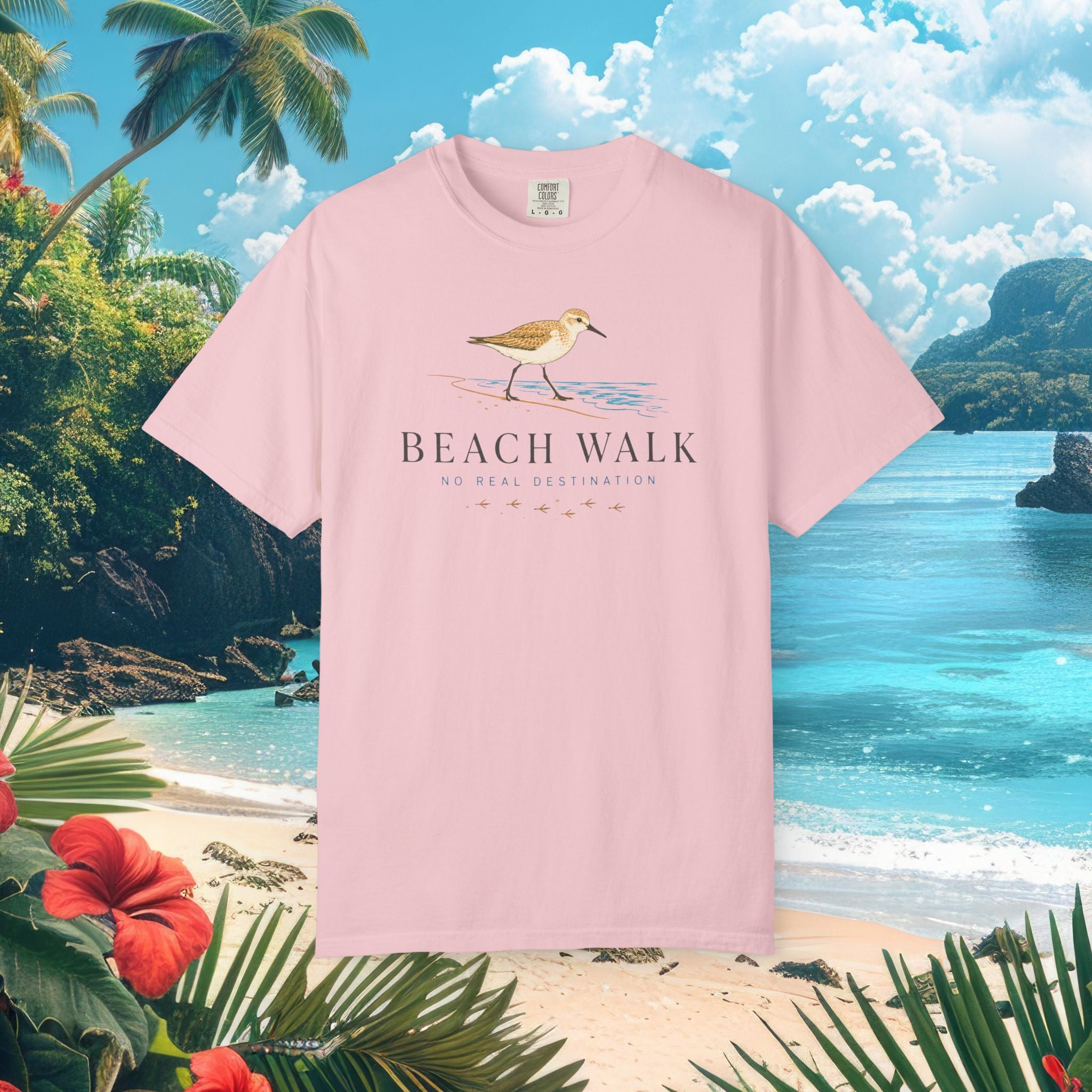Beach Walk No Destination Tee