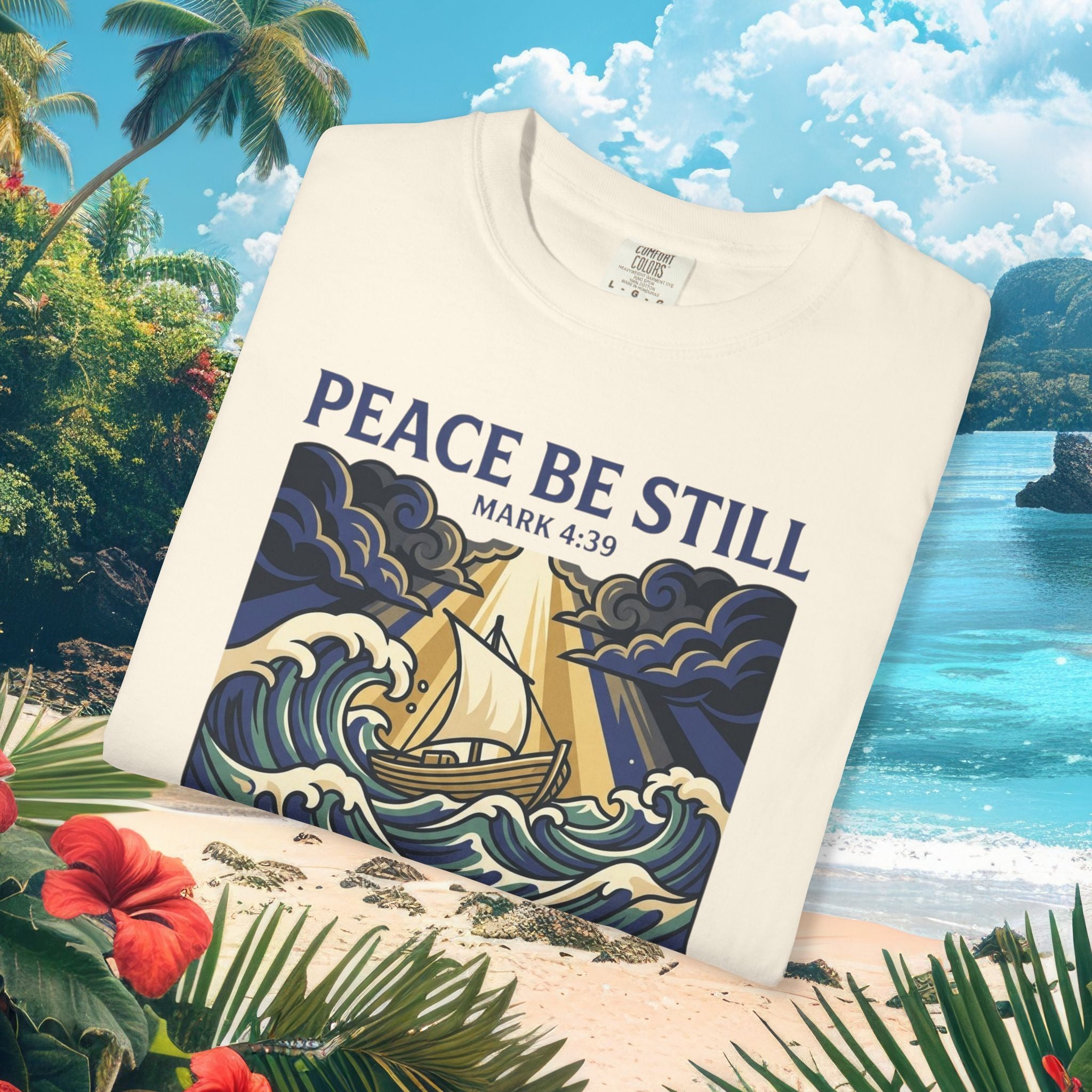 Peace Be Still Faith Tee