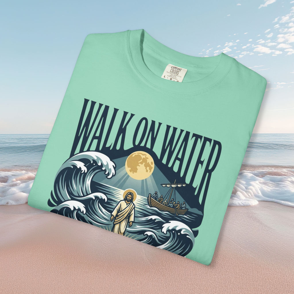 Jesus Walks on Water Faith Tee
