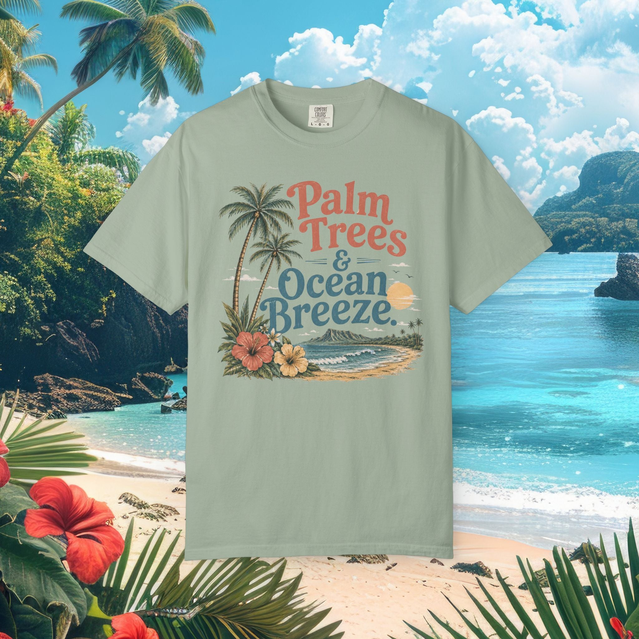 Palm Trees & Ocean Breeze Tee