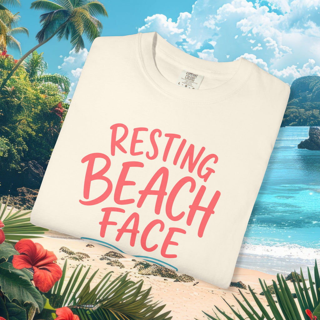 Resting Beach Face Funny Tee