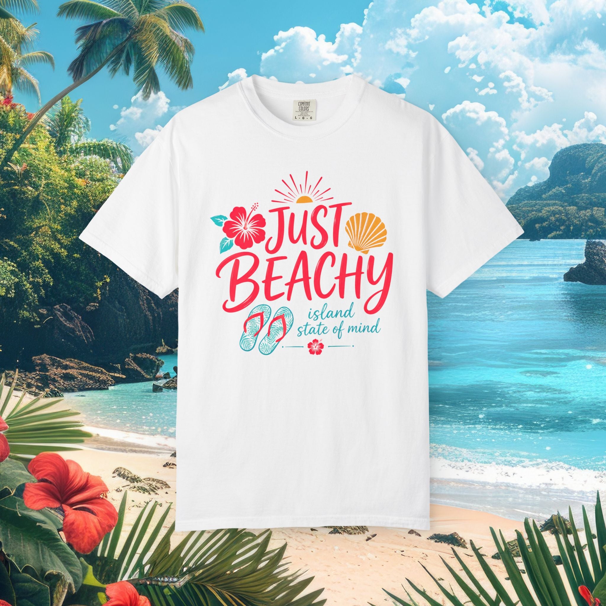Just Beachy Island  Tee