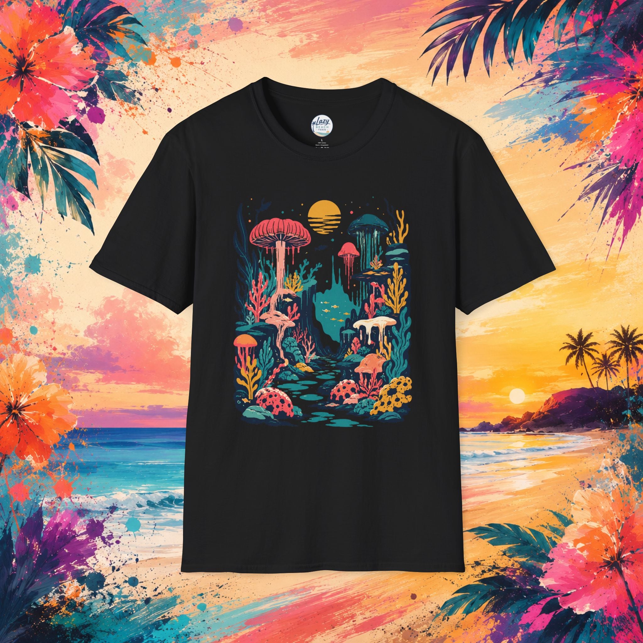 'Psychedelic Seafloor' Artsy Tee