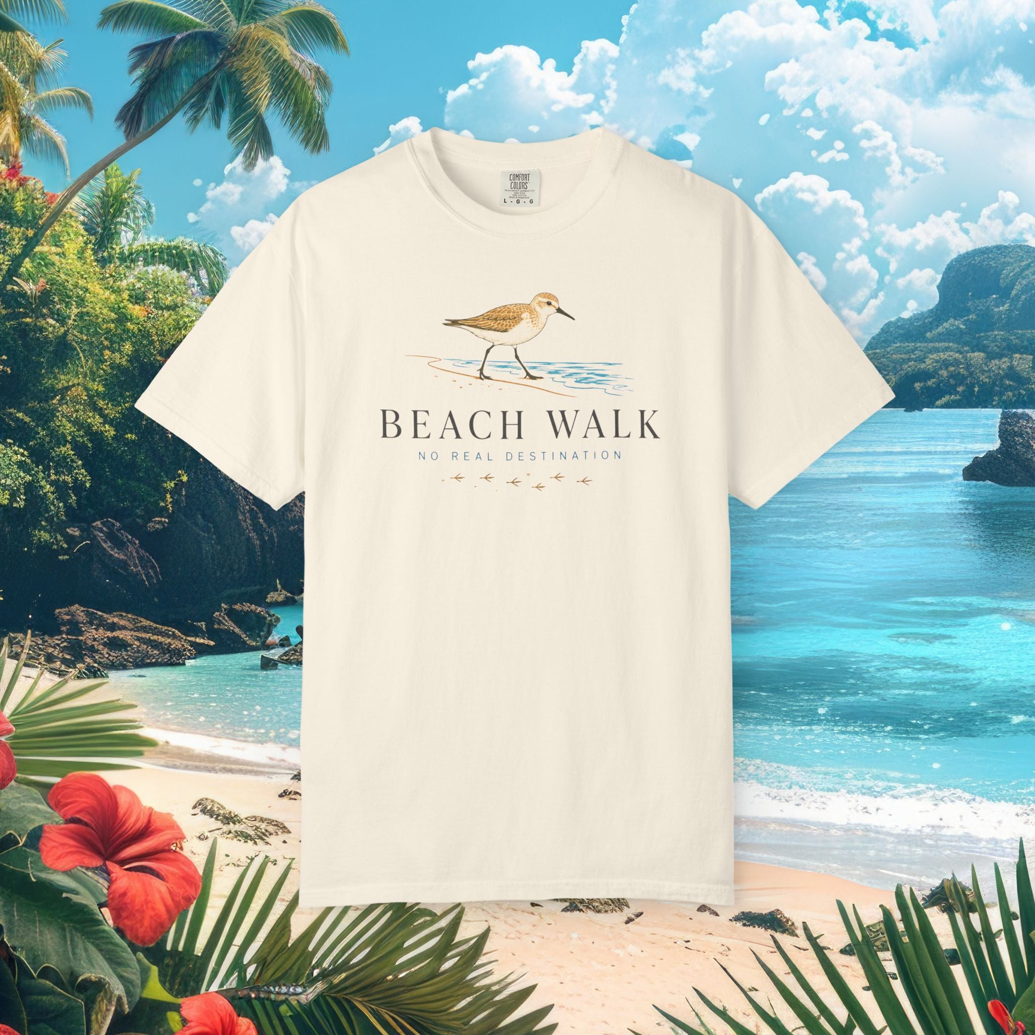 Beach Walk No Destination Tee