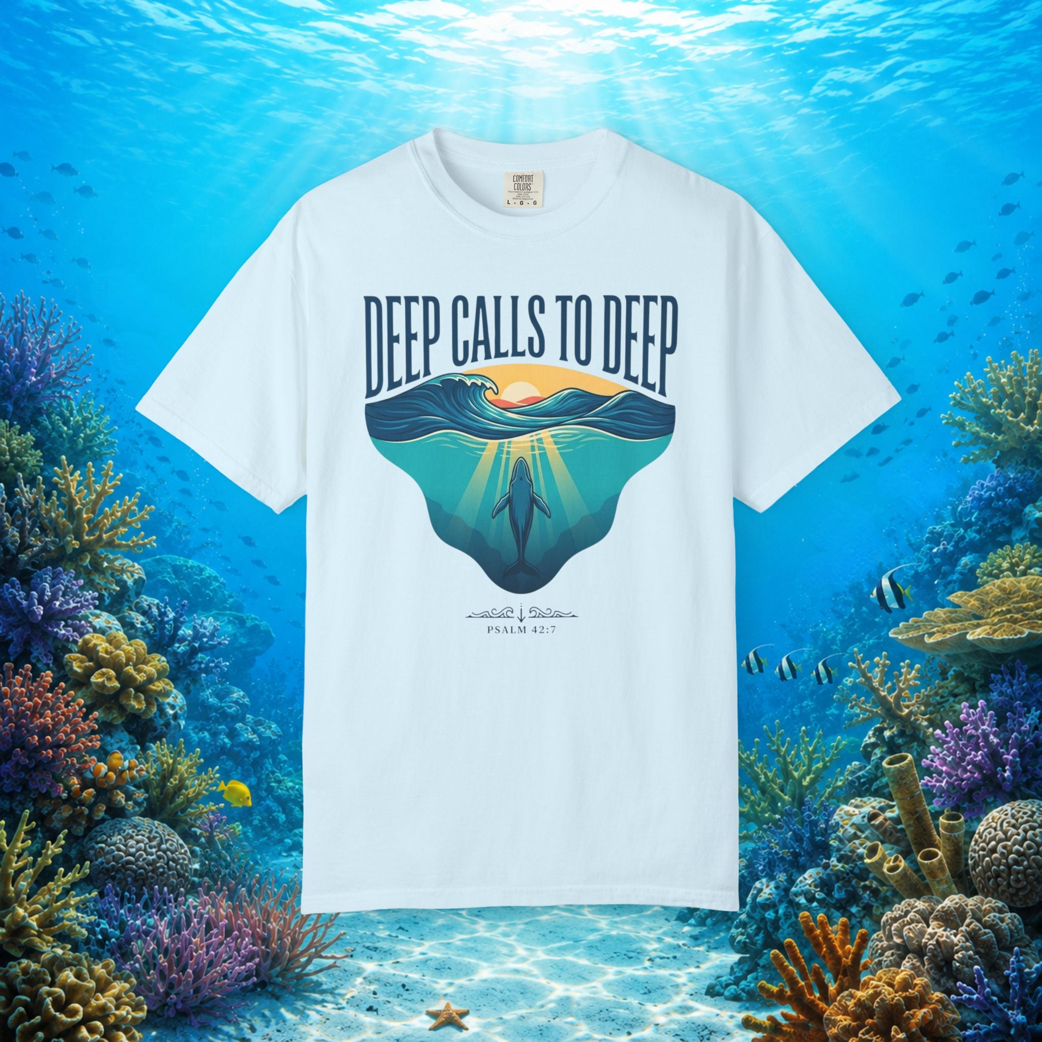 Deep Calls to Deep Faith Tee