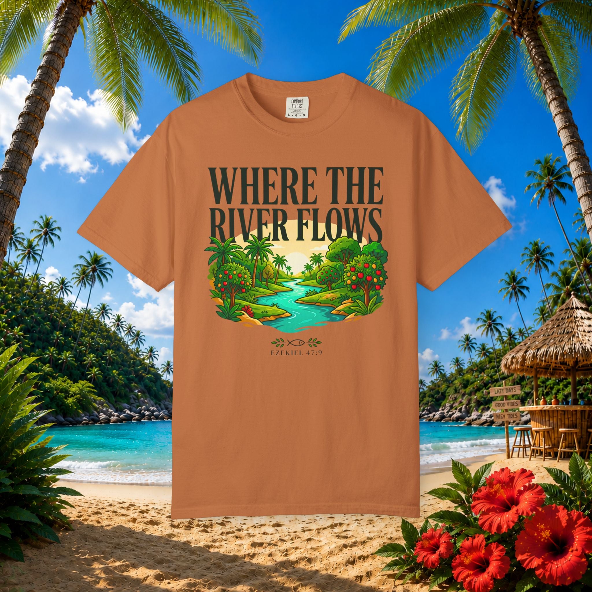 Where River Flows Faith Tee