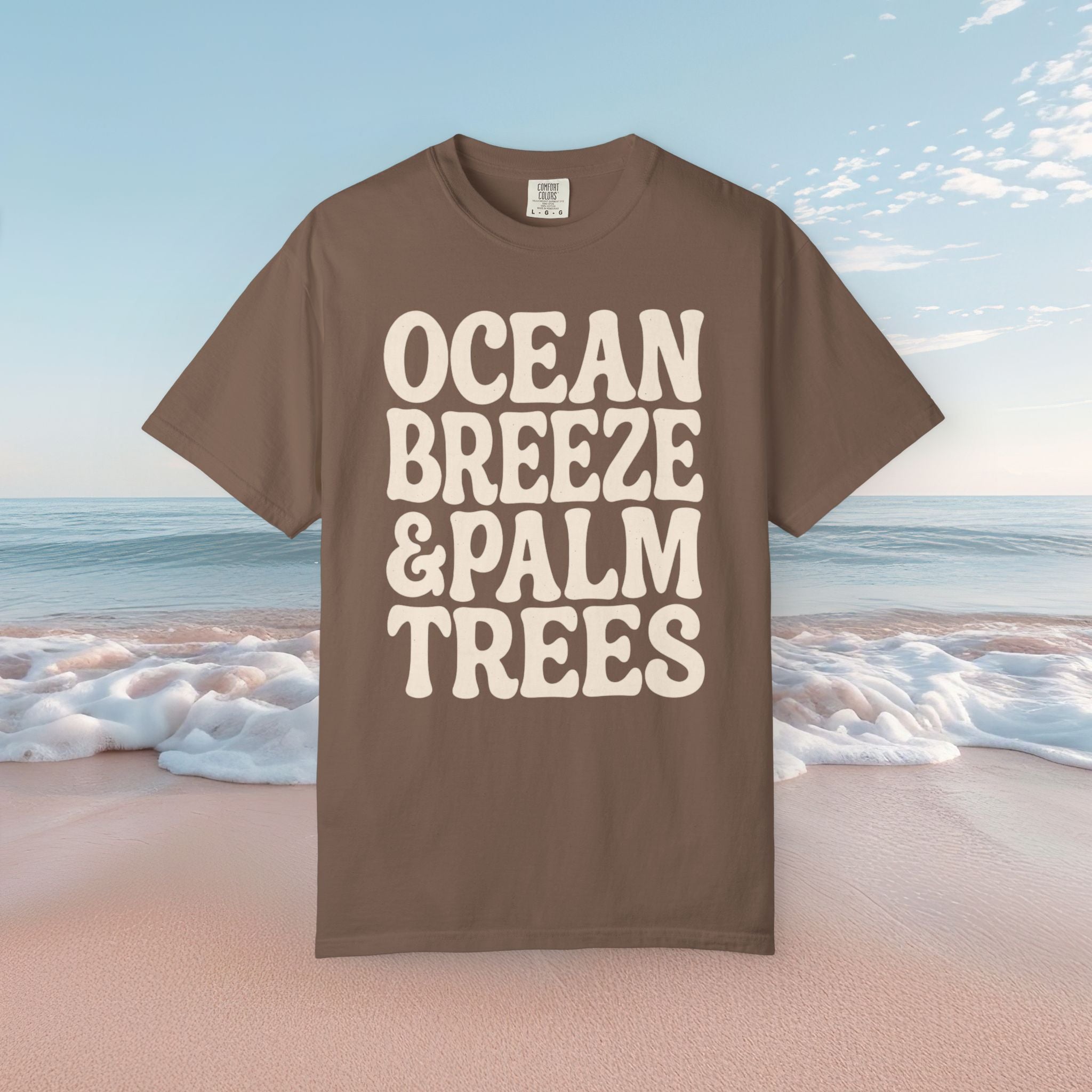 Ocean Breeze, Palm Trees Tee