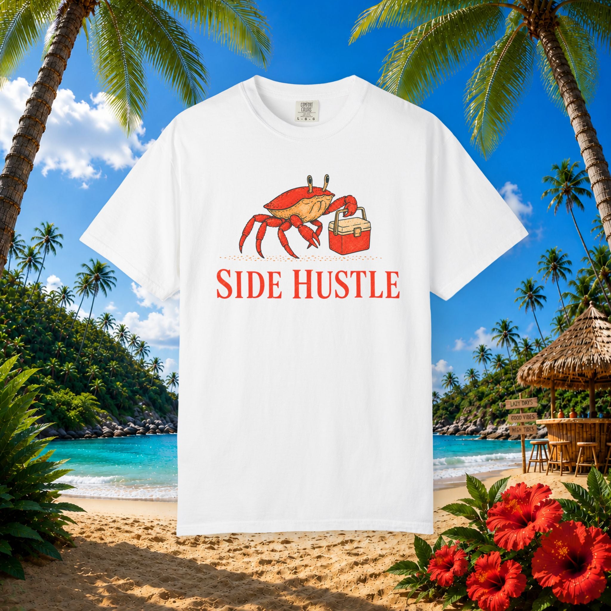 Side Hustle Crab Tee