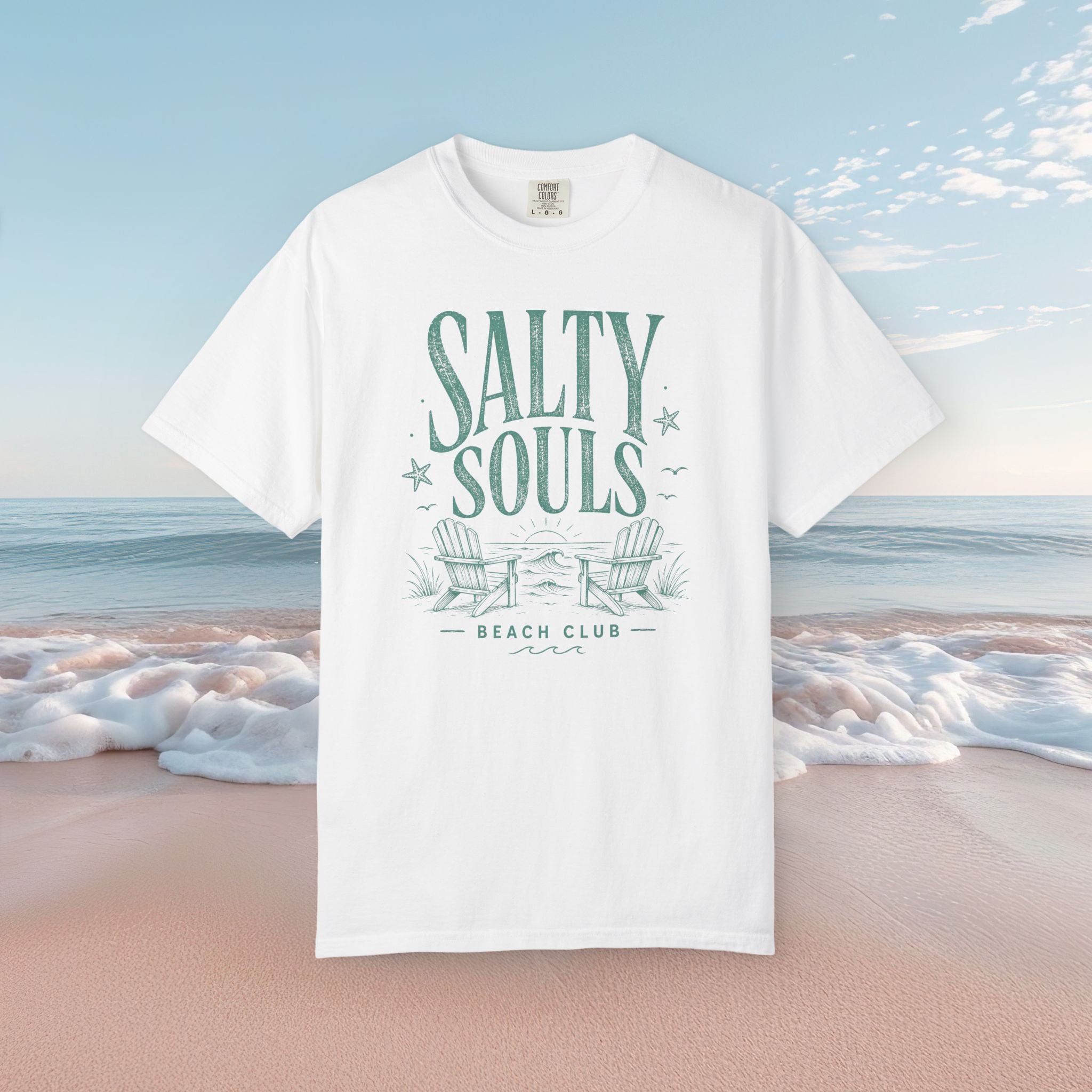 Salty Souls Beach Club Tee