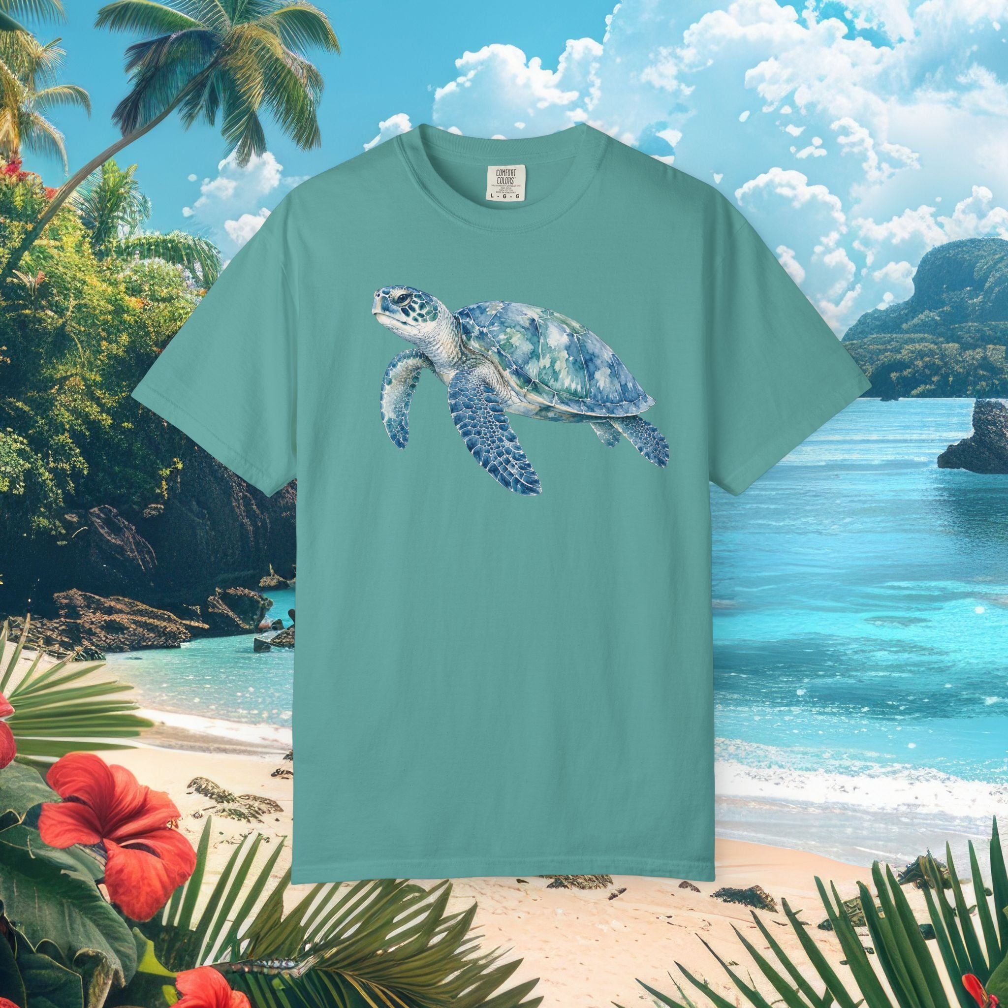 Sea Turtle Watercolor Tee