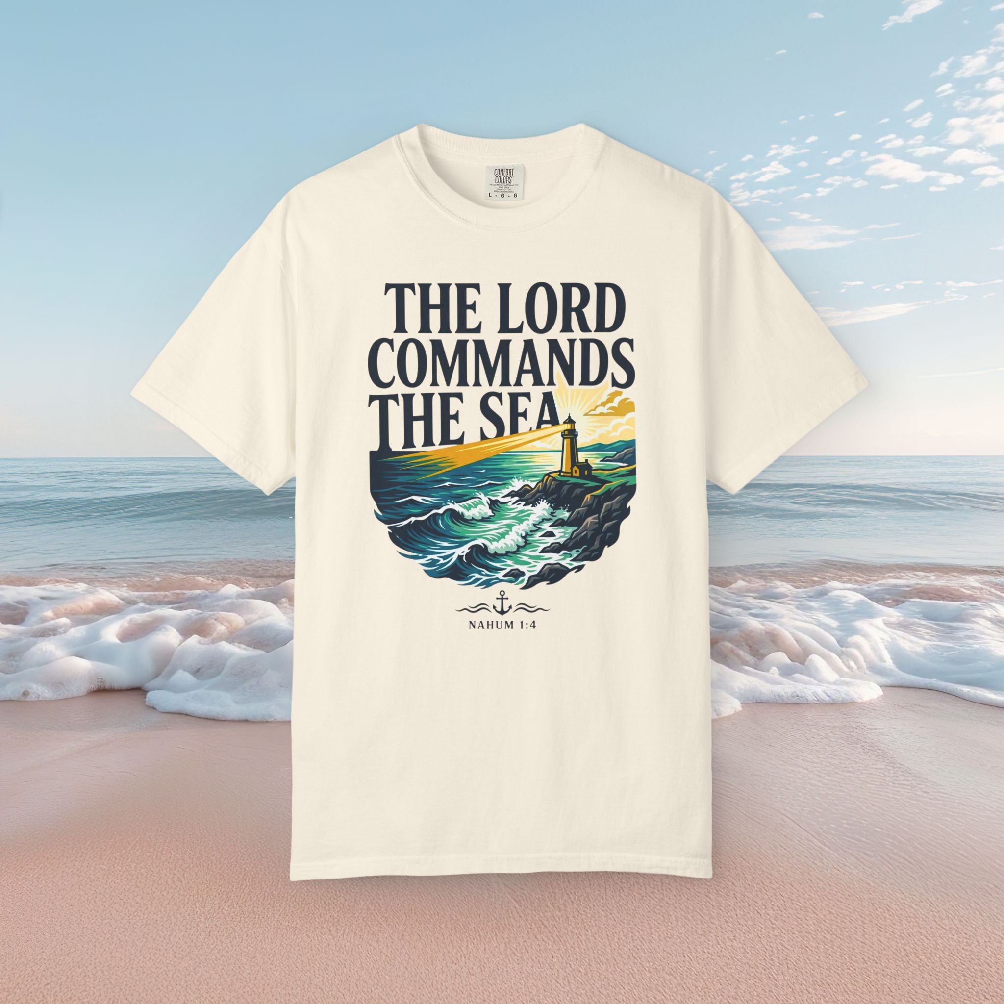 Lord Commands Sea Faith Tee