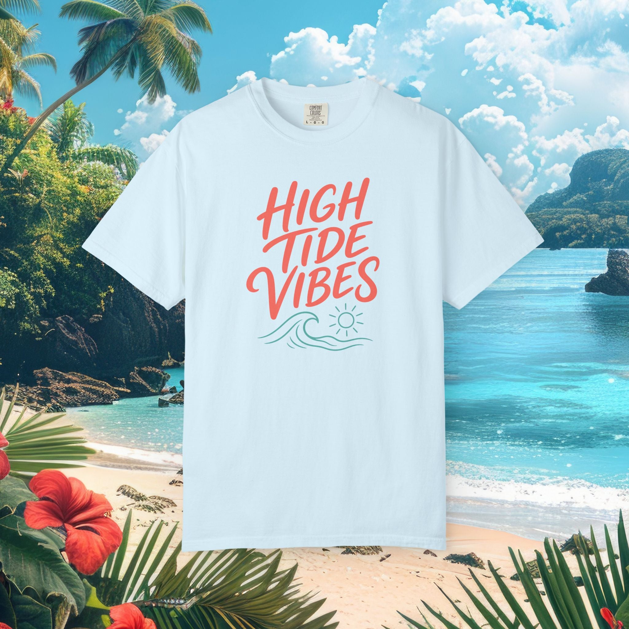 High Tide Vibes Beach Tee