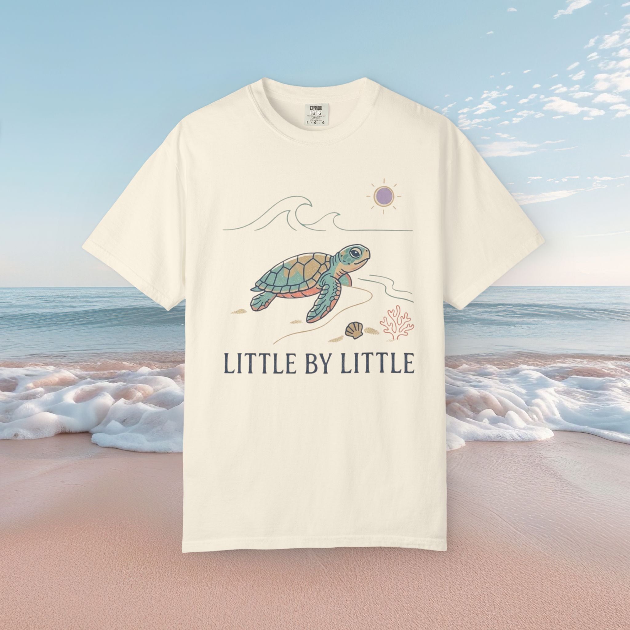 Sea Turtle 'Little by Little' Tee