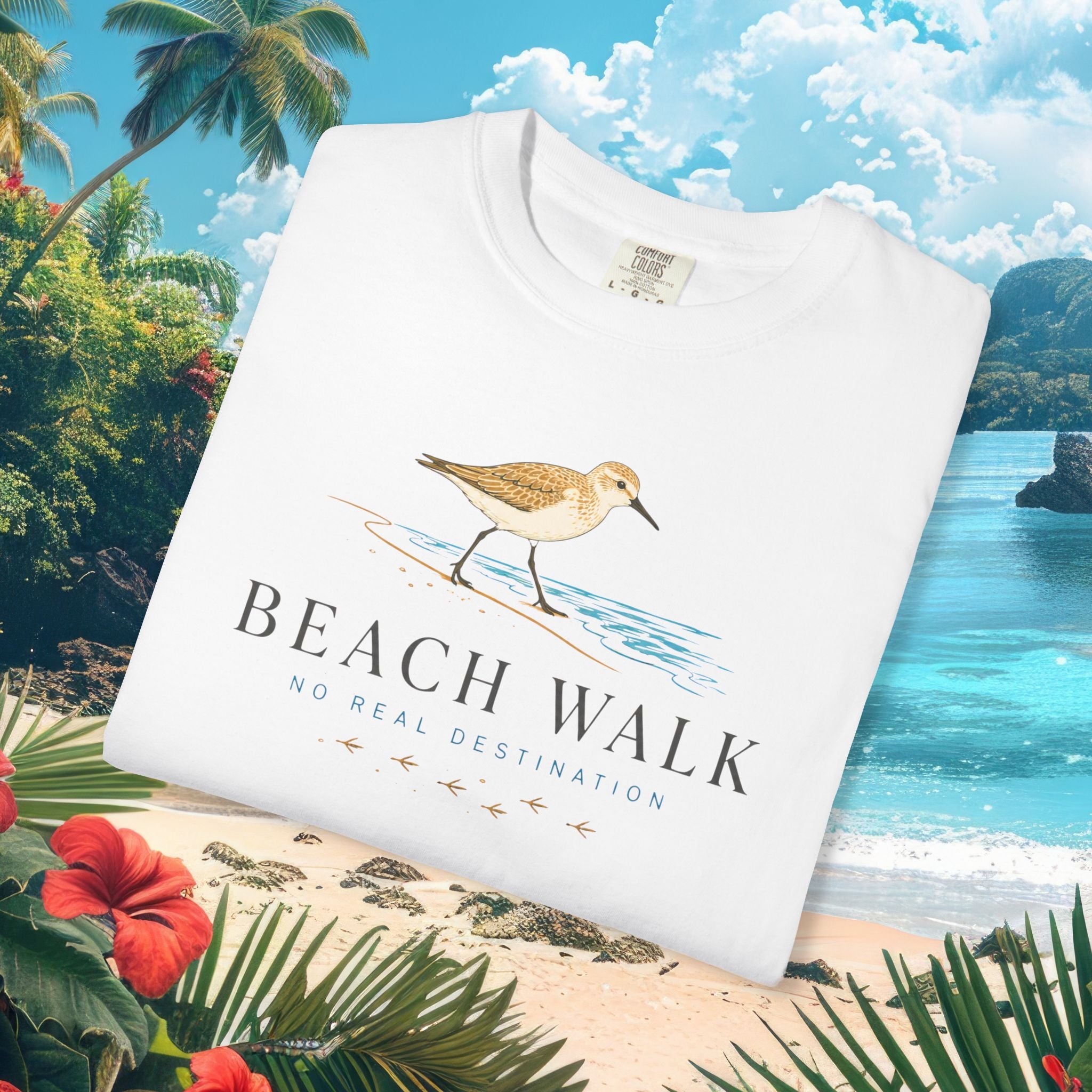 Beach Walk No Destination Tee