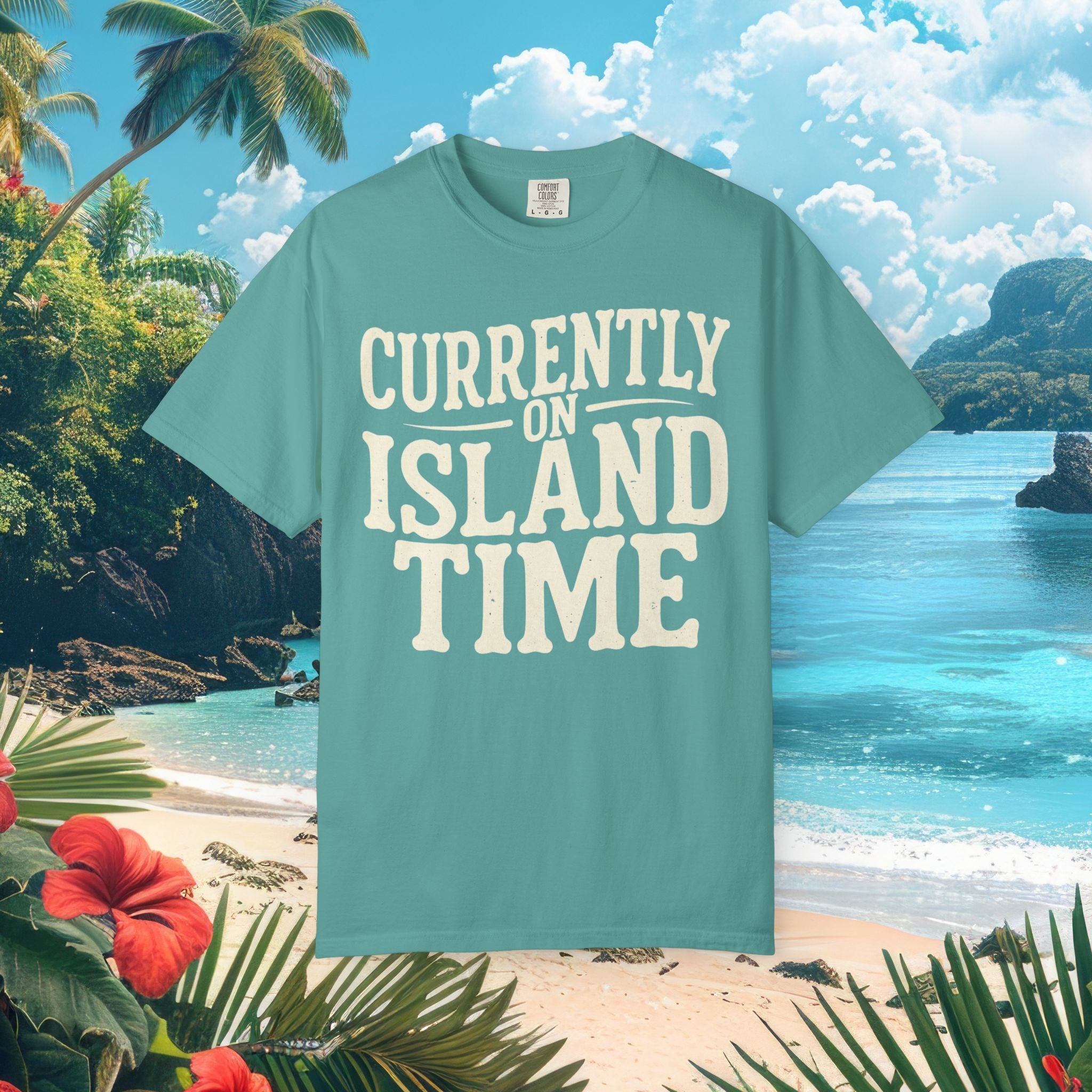 Currently on Island Time Tee
