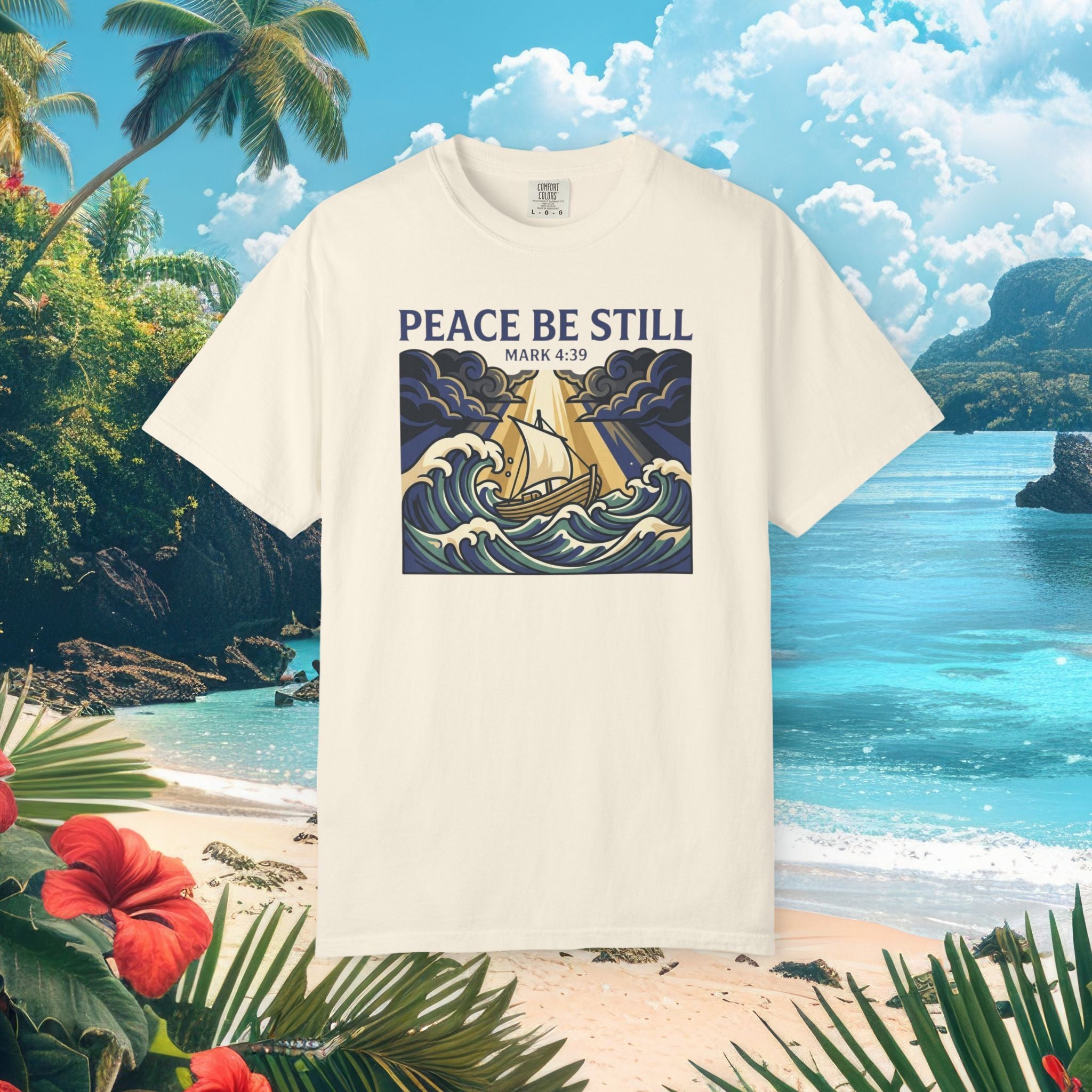 Peace Be Still Faith Tee