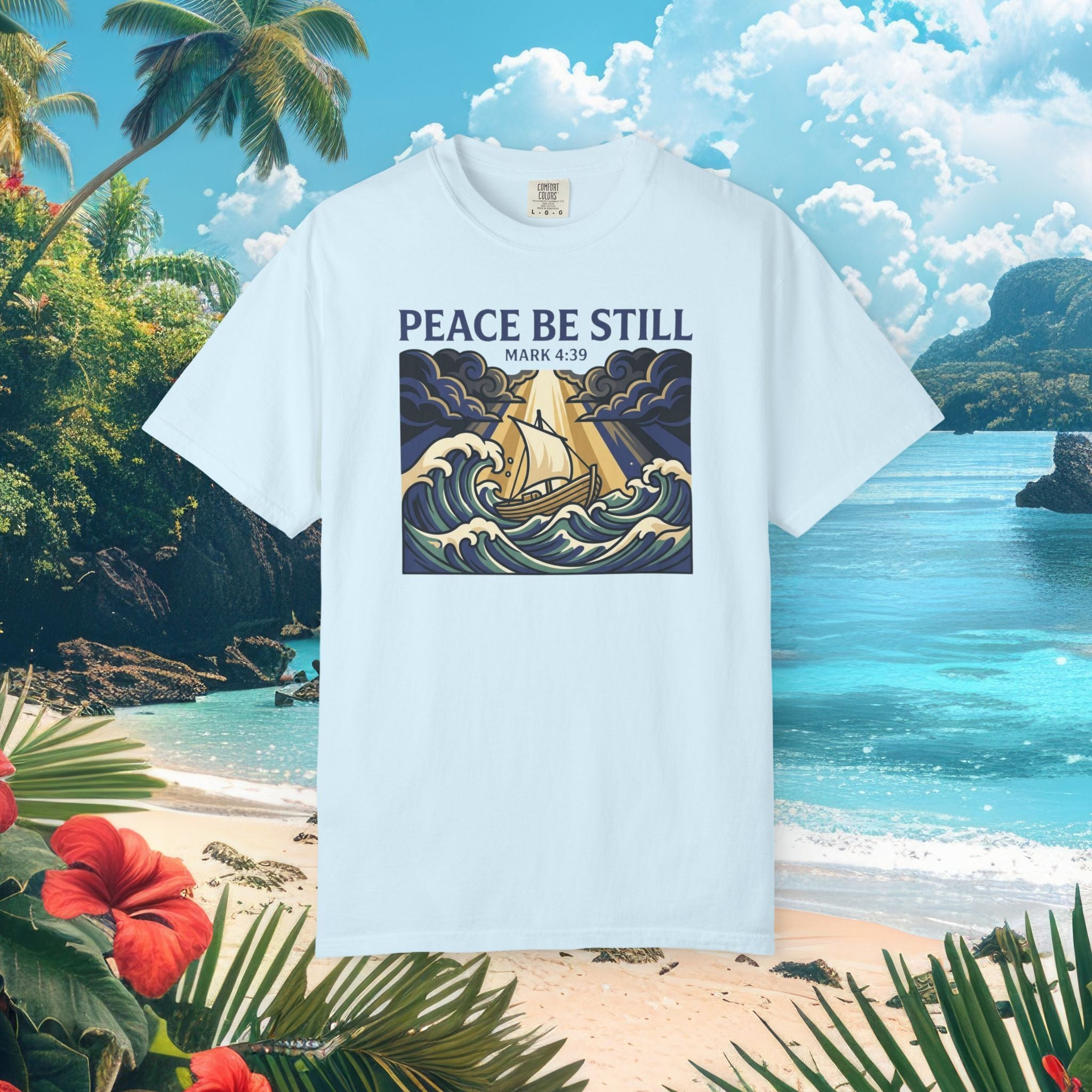 Peace Be Still Faith Tee